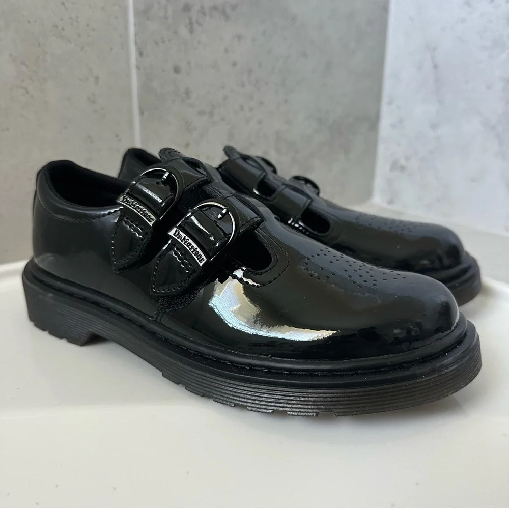 Dr. Martens Kids Black Patent Dress Shoes Size 3